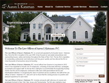 Tablet Screenshot of katsmanlaw.com